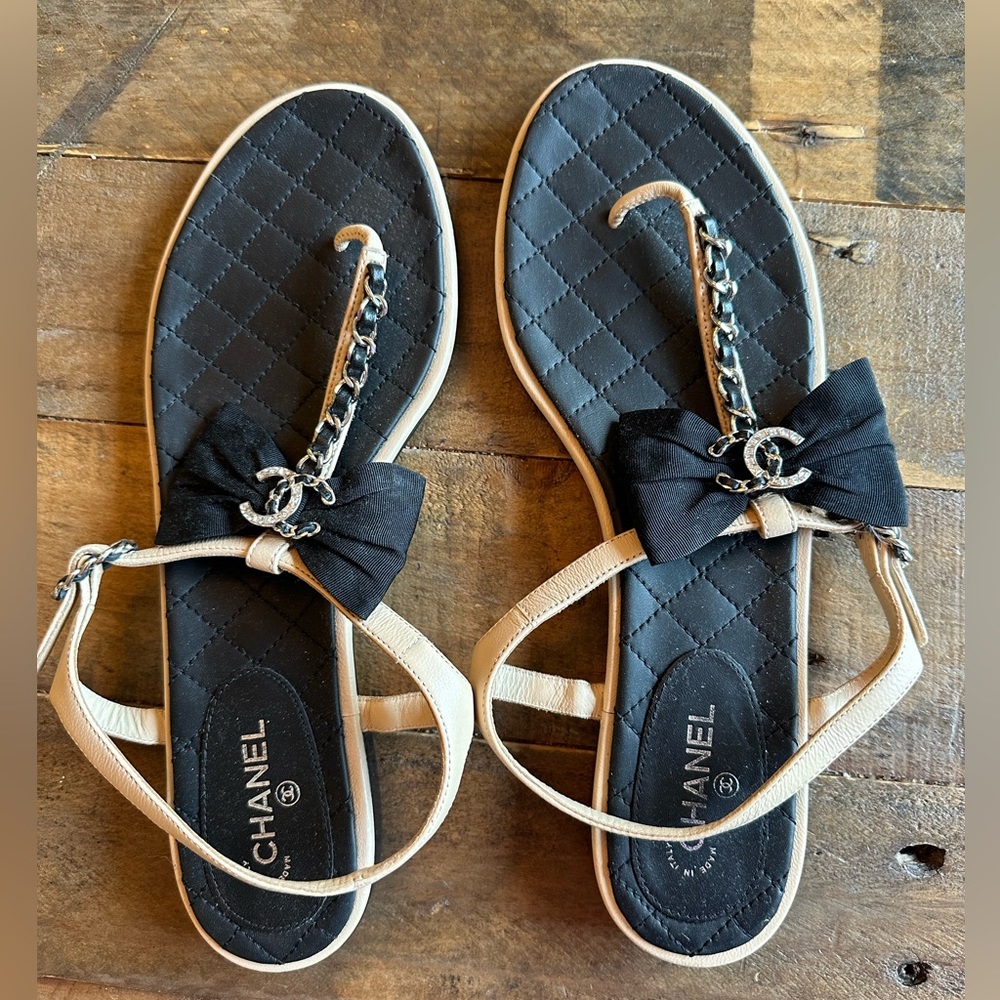 Authentic Chanel sandals